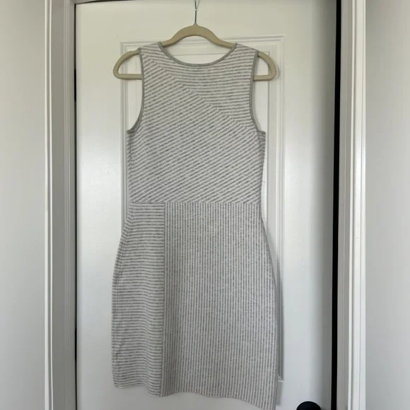 Athleta white and Gray Sweater Dress - Picture 5 of 8